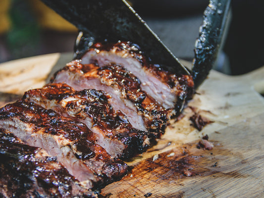 Grilled Pork Back Ribs....Naked