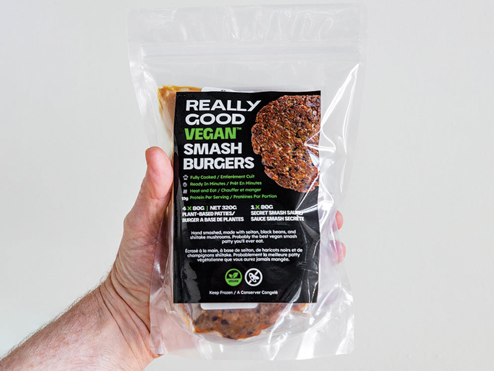 Really Good Vegan Smash Burger Patty 4 Pack