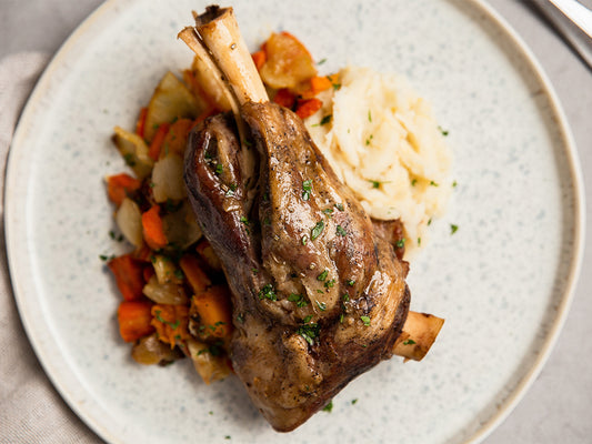Braised Onion and Garlic Lamb Shank Dinner Kit